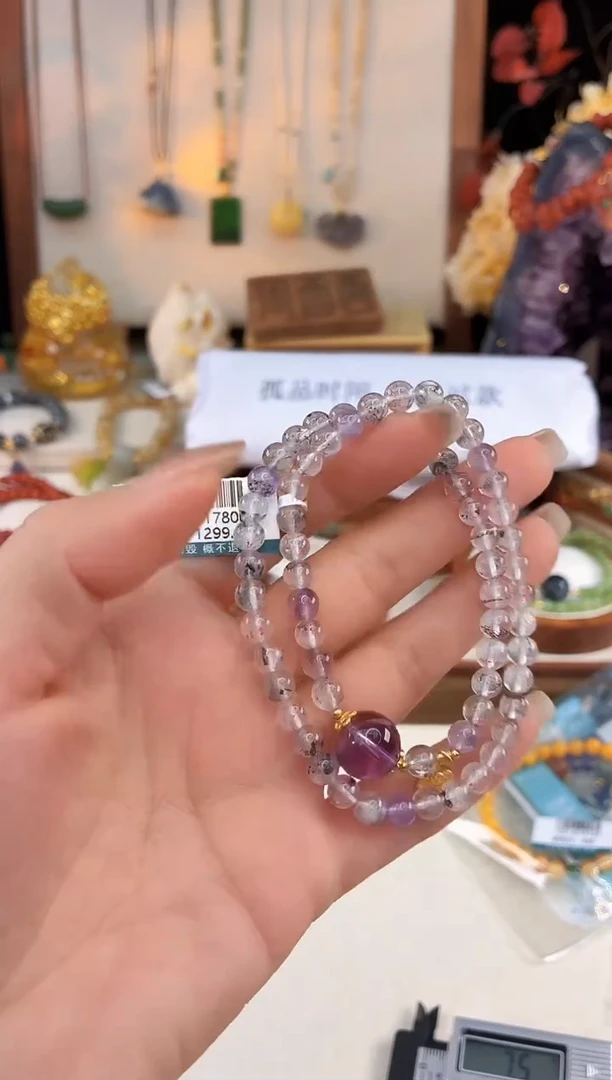 银S925镶嵌手链水晶@@C927B017800