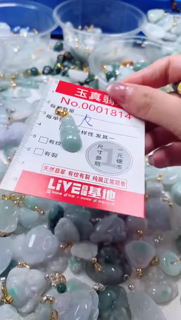 吊坠(不含链)未镶嵌翡翠1814