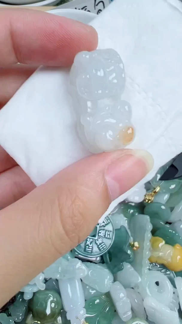 散珠翡翠515号链接，A货翡翠