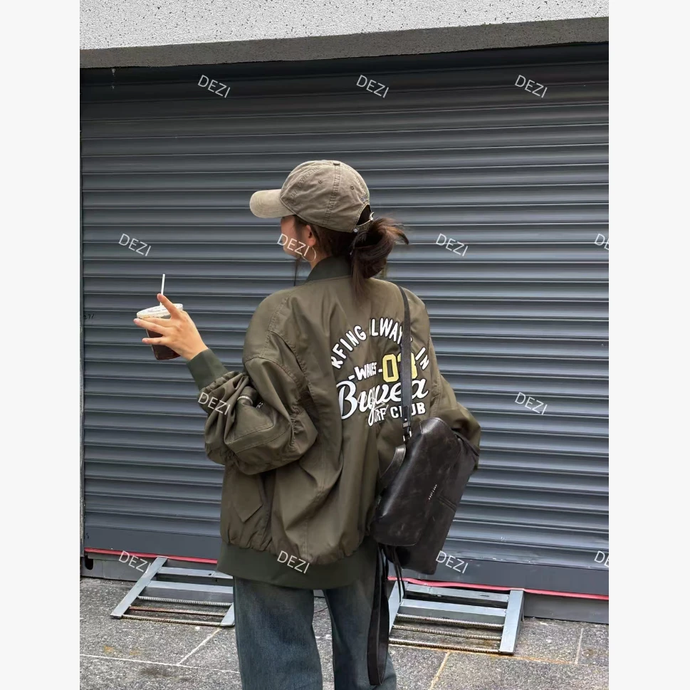 DEZI轻奢时尚休闲款棒球服爆款女外套LS2511088