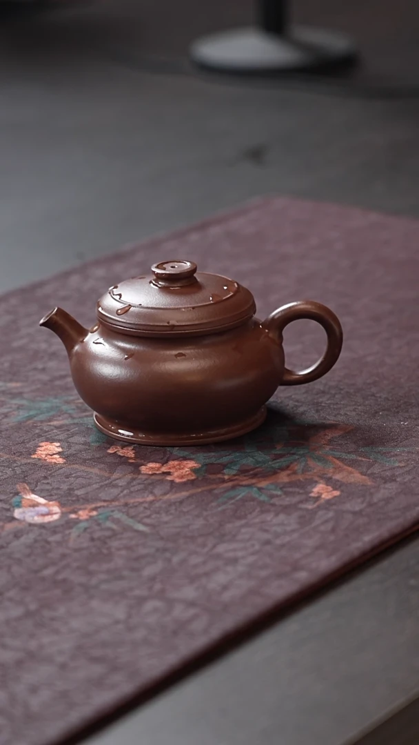 茶壶紫砂紫砂巨轮壶
