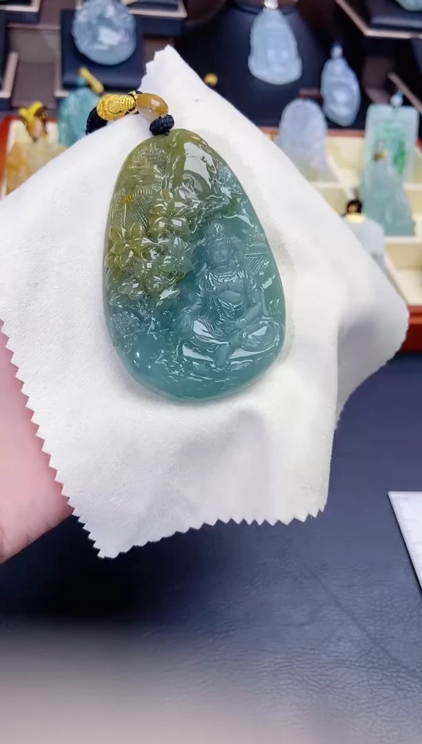 颈饰未镶嵌翡翠缅甸天然翡翠