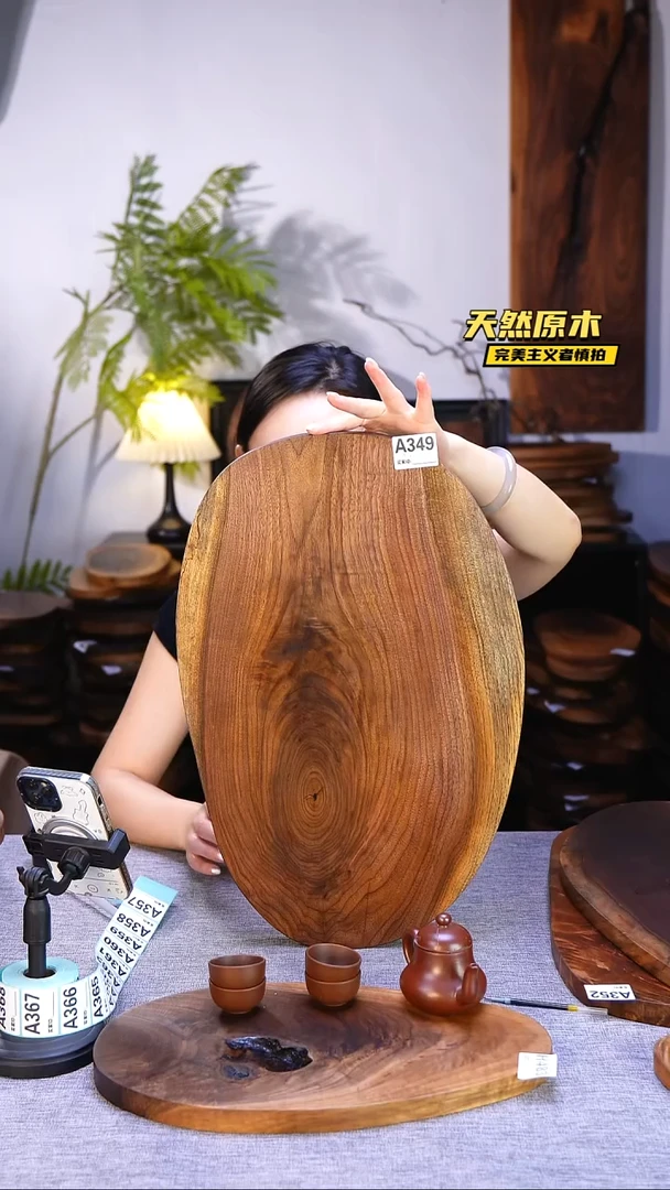 木北美黑胡桃原木.干裂疤结不属于商品质量问题完美主义者慎拍