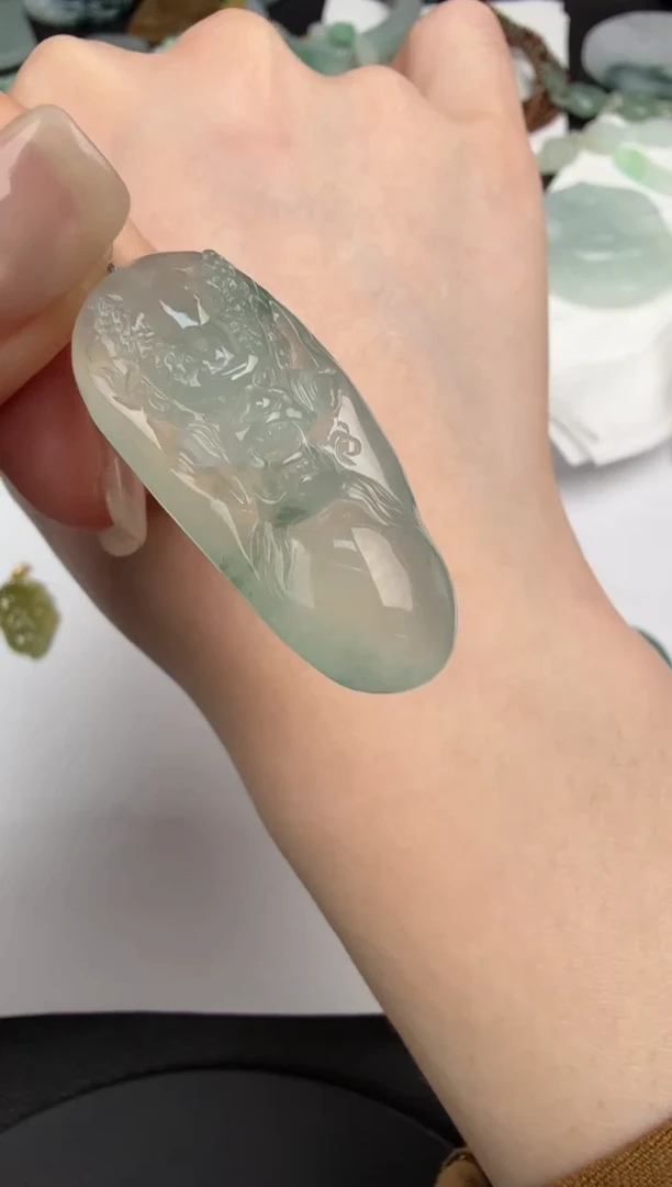 吊坠(不含链)未镶嵌翡翠翡翠饰品-163