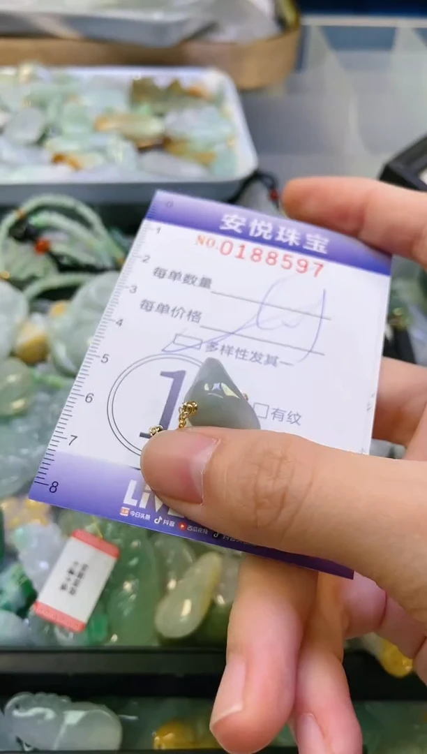 翡翠未镶嵌颈饰闪购0188597多样性发其一