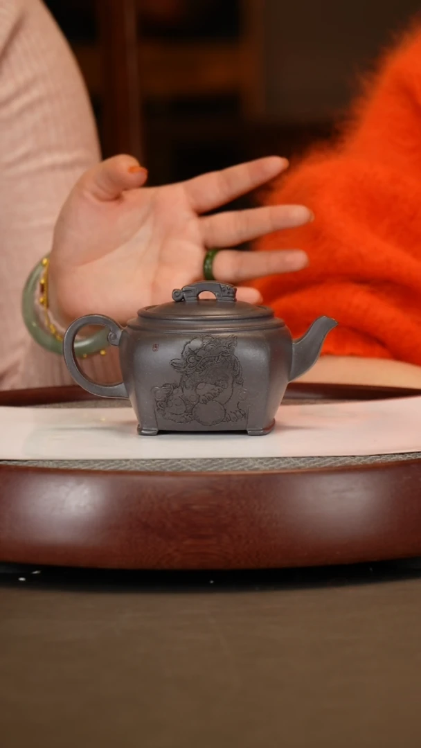 【闪购商品】紫砂茶壶【顾顺娣】天青气震山河   300CC