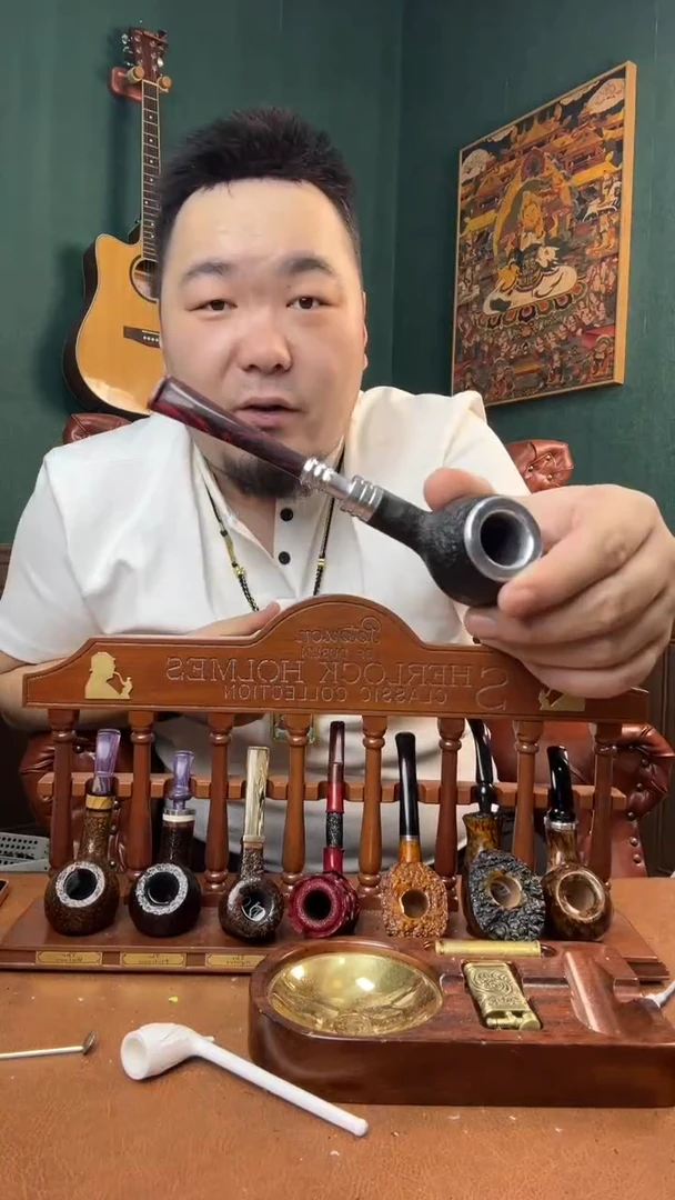 石楠木木雕款意大利进口石楠木烟斗