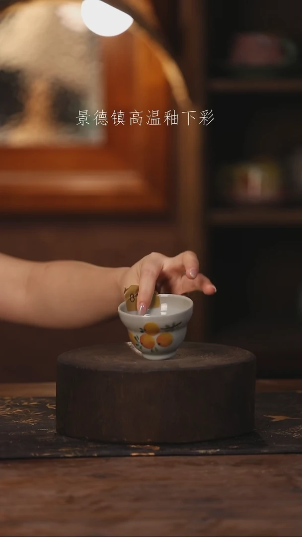 陶瓷景德镇高温釉下手绘陶瓷019