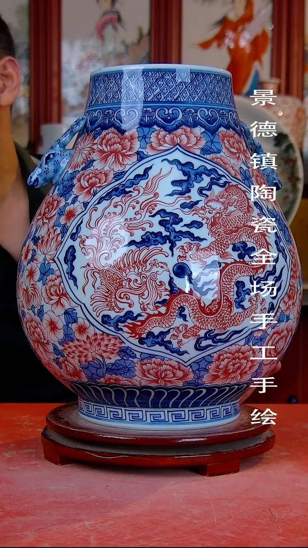 摆件景德镇陶瓷 全场手工手绘