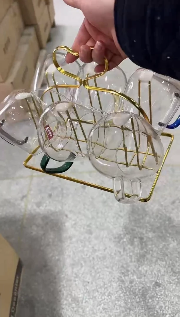 【闪购商品】玻璃无盖款青苹果闪购价6+杯架