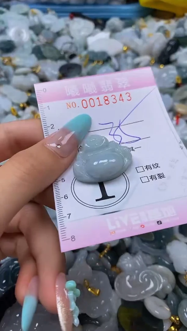 翡翠未镶嵌颈饰闪购0018343