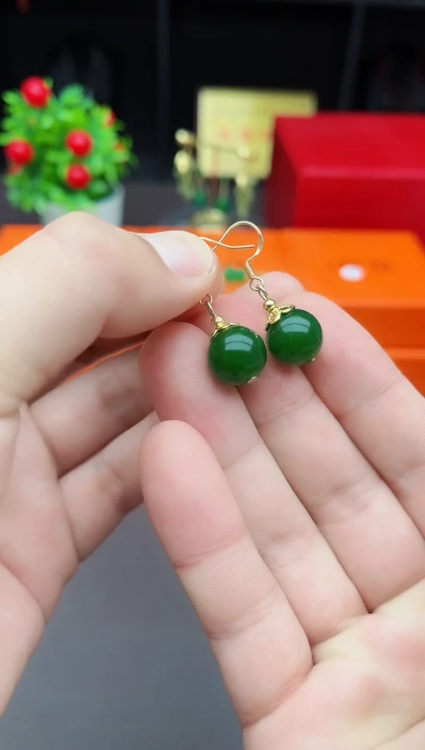 【闪购商品】玛瑙/玉髓耳钉银S925镶嵌438000