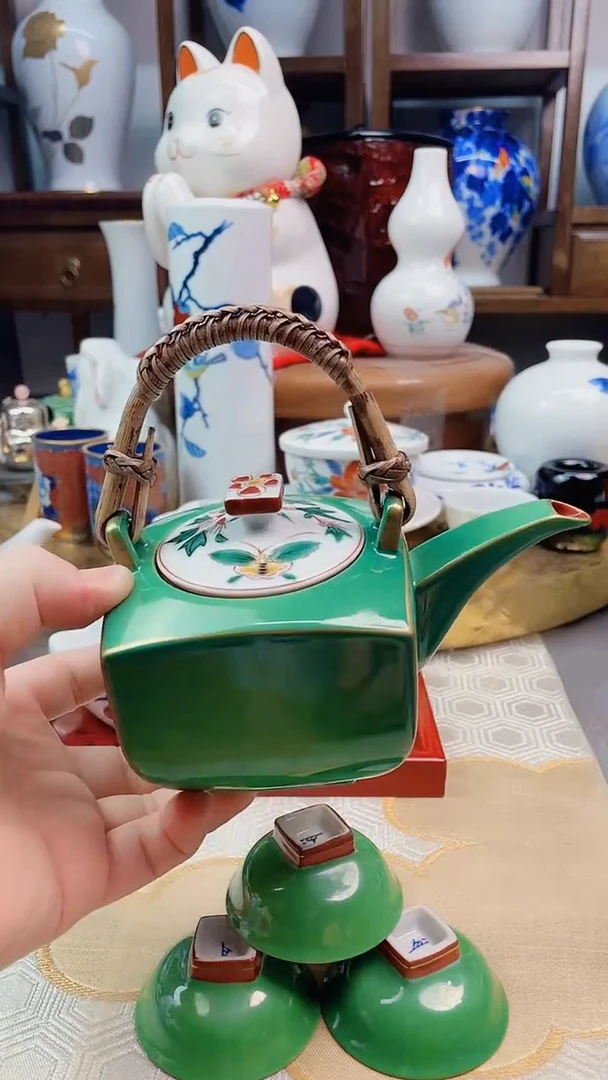 【闪购商品】盘藏珍窑茶具五件套