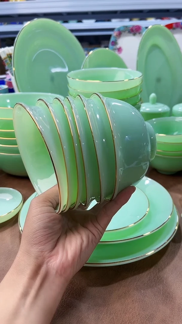 玉瓷4.5英寸饭碗6个景德镇餐具