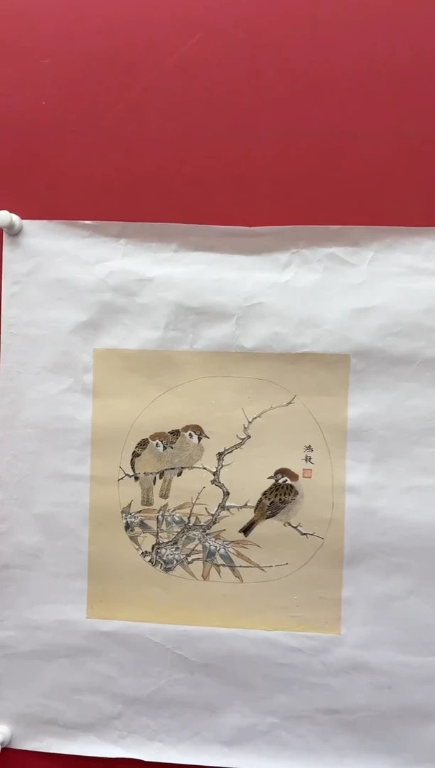 国画12.14 chy国画（工笔画-带框）1p