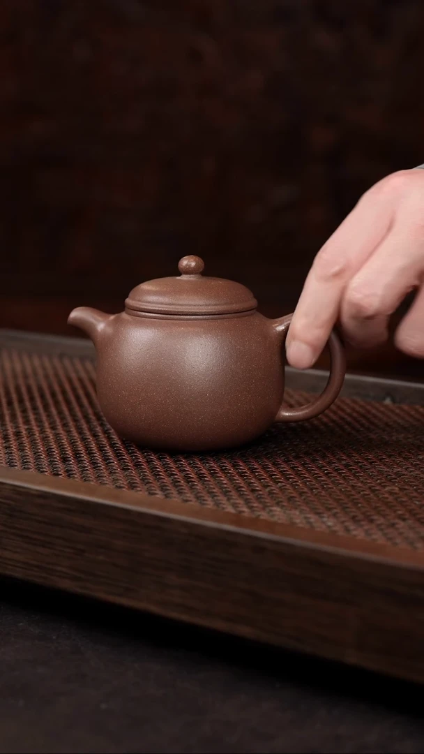 【闪购商品】紫砂茶壶老紫泥匏尊