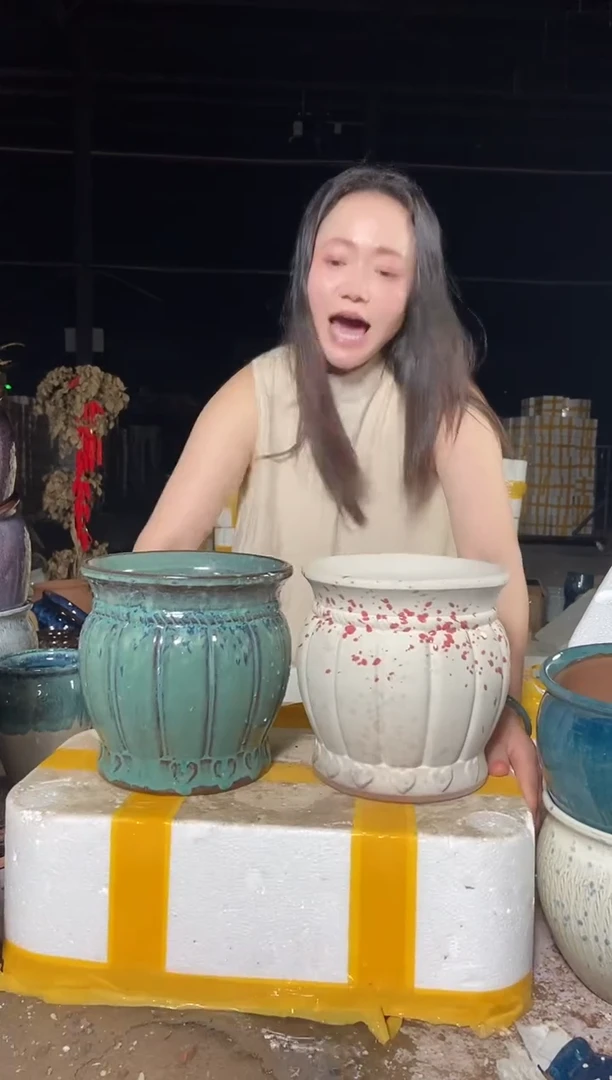 宜兴紫砂粗陶花盆18/19