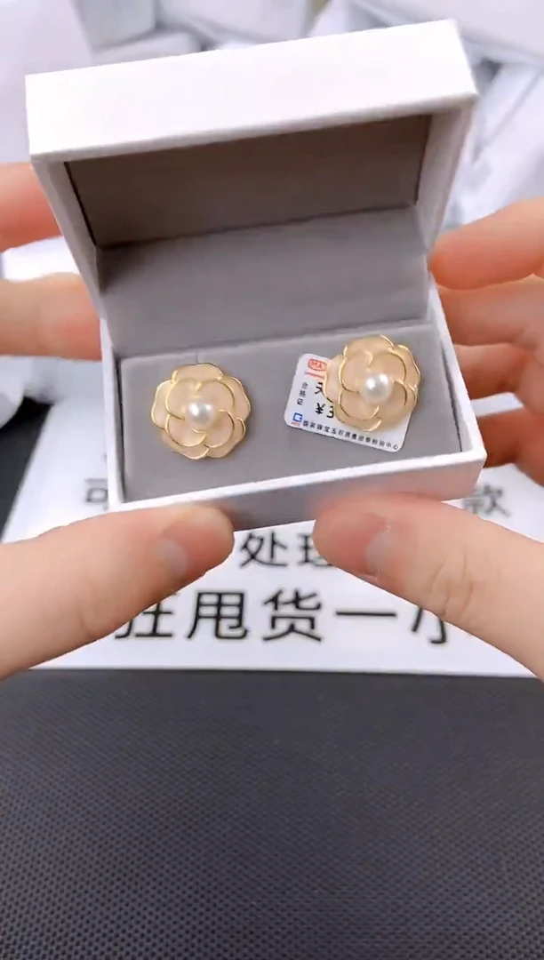 未镶嵌耳饰淡水珍珠ed1062