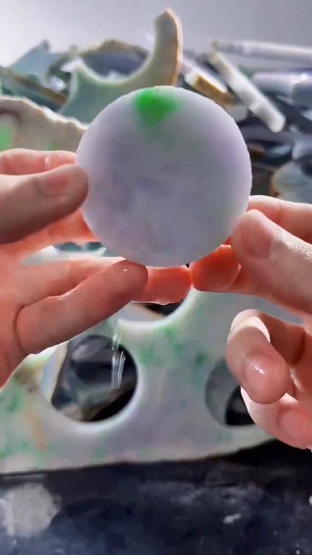 裸石翡翠缅甸翡翠A货文1198