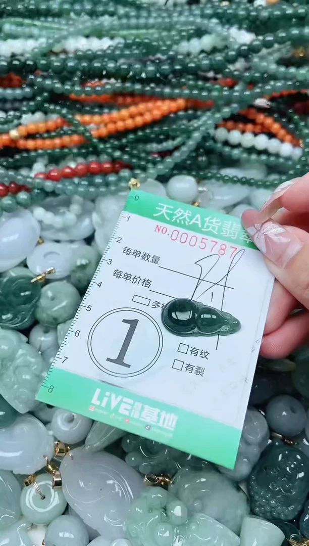 颈饰未镶嵌翡翠翡翠