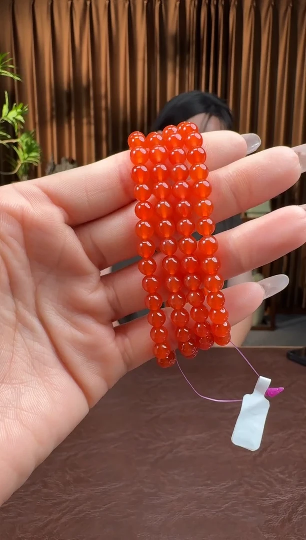 南红玛瑙未镶嵌颈饰40南红妹8.7多样性拍一发一