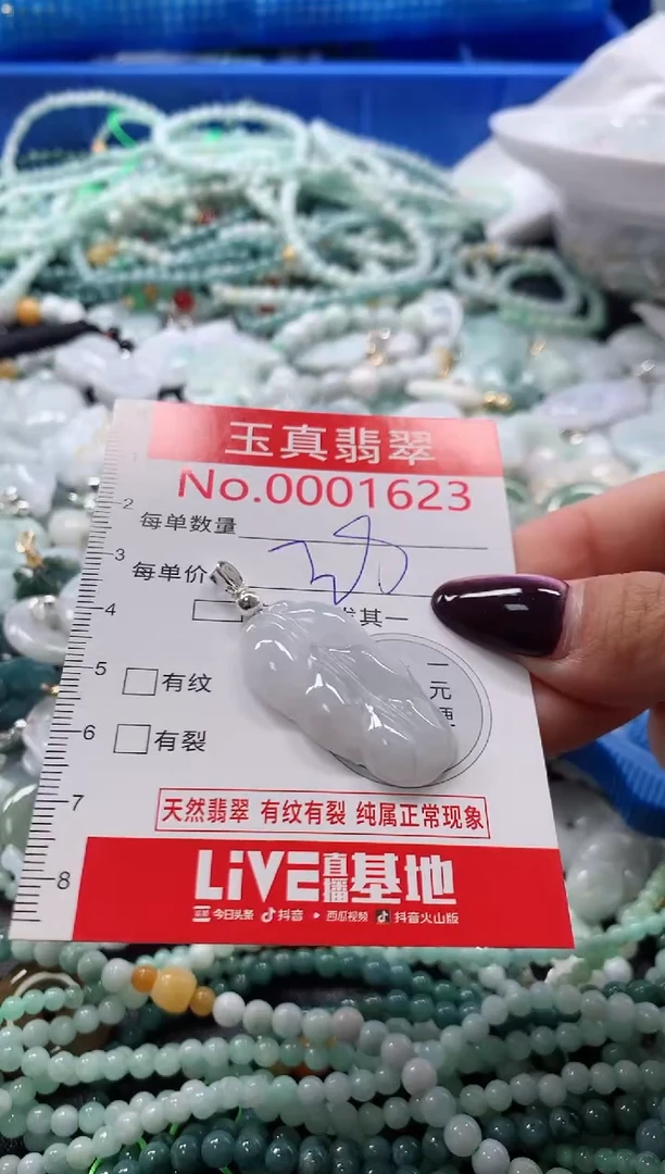 吊坠(不含链)未镶嵌翡翠1623