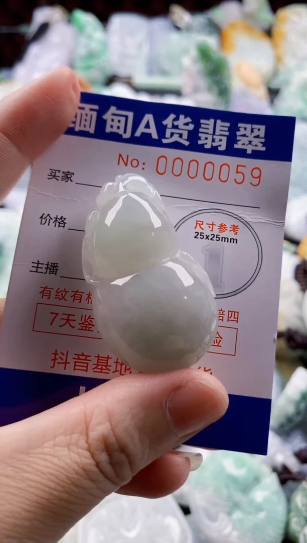 翡翠未镶嵌吊坠(不含链)1