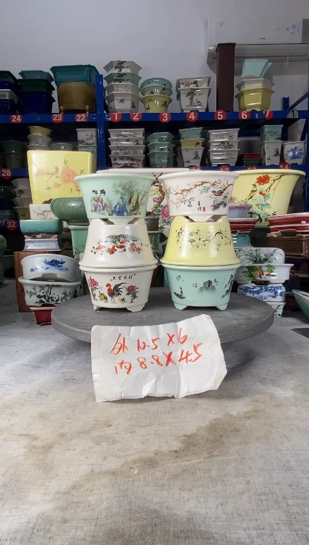 251620六只花盆花盆