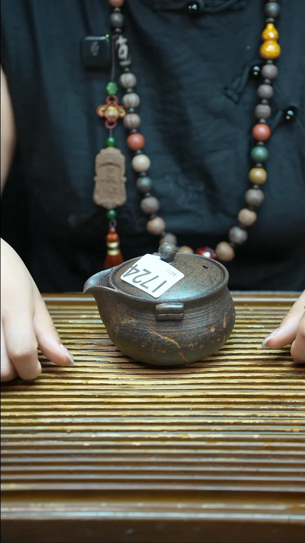 万古烧粗陶手工茶具