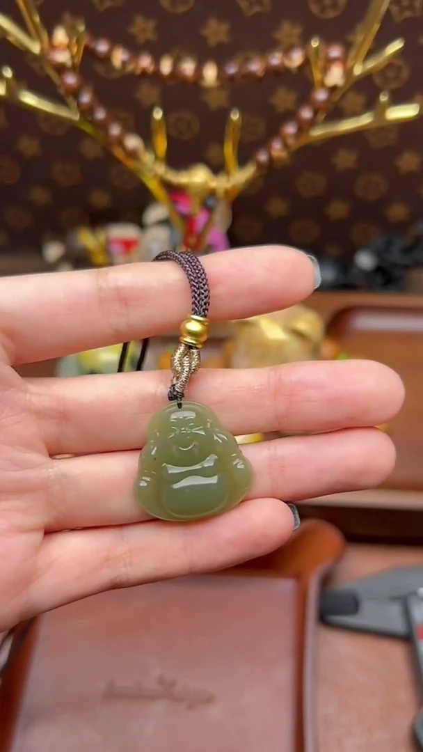 和田玉未镶嵌吊坠(不含链)HJYZB500853