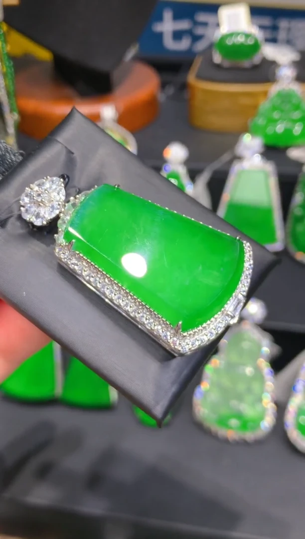 翡翠银S925镶嵌颈饰16一季