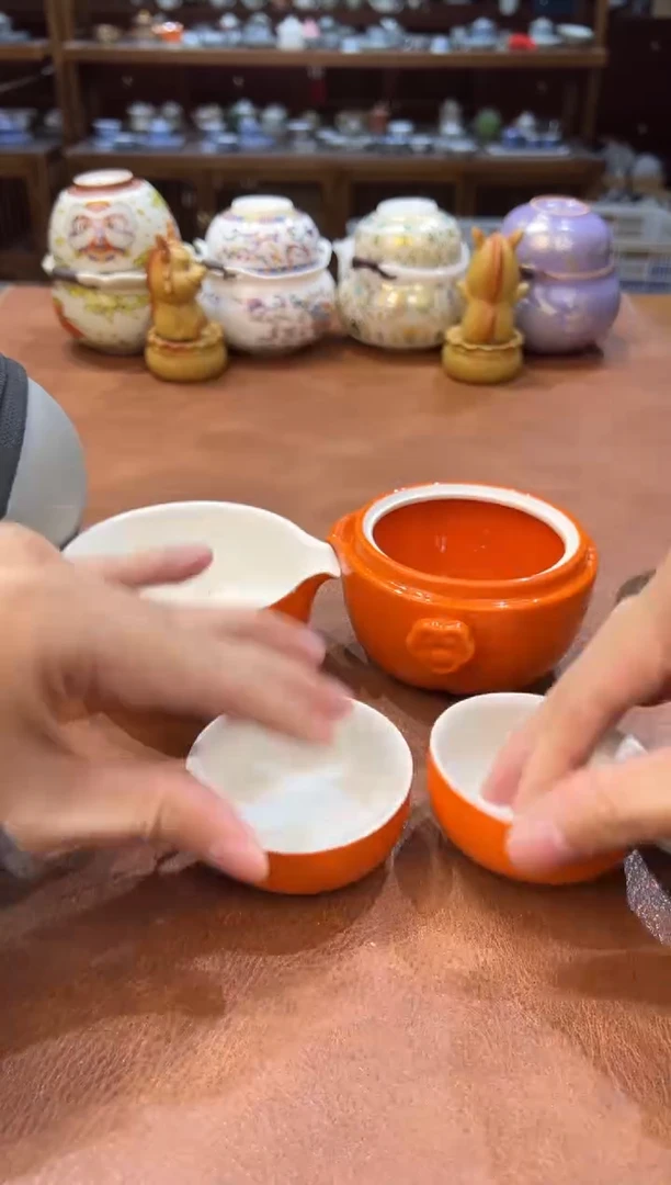 真的很便宜会开片的旅行茶具·1·