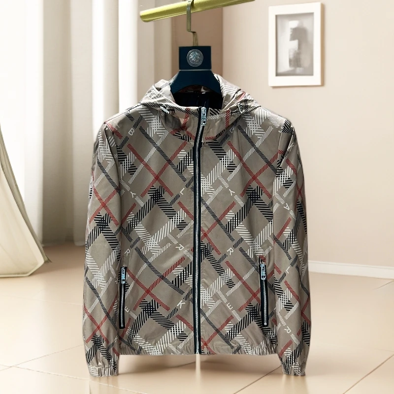 诺顿雷斯潮牌男士连帽夹克春秋新款时尚百搭欧货帅气休闲外套上衣