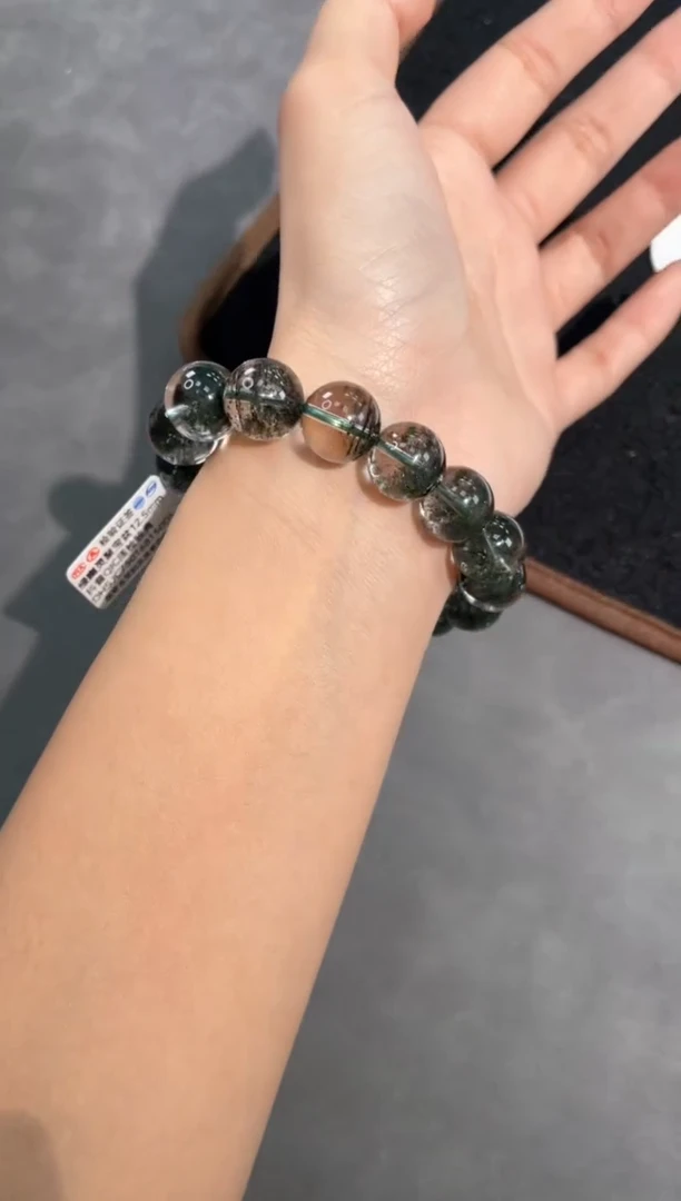 【闪购商品】水晶手链未镶嵌4号绿幽灵单圈12mm