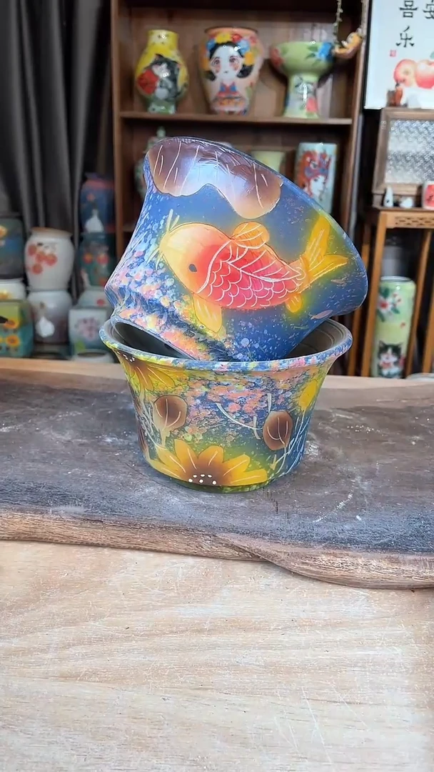 【闪购商品】摆件21-40口17高11   二个