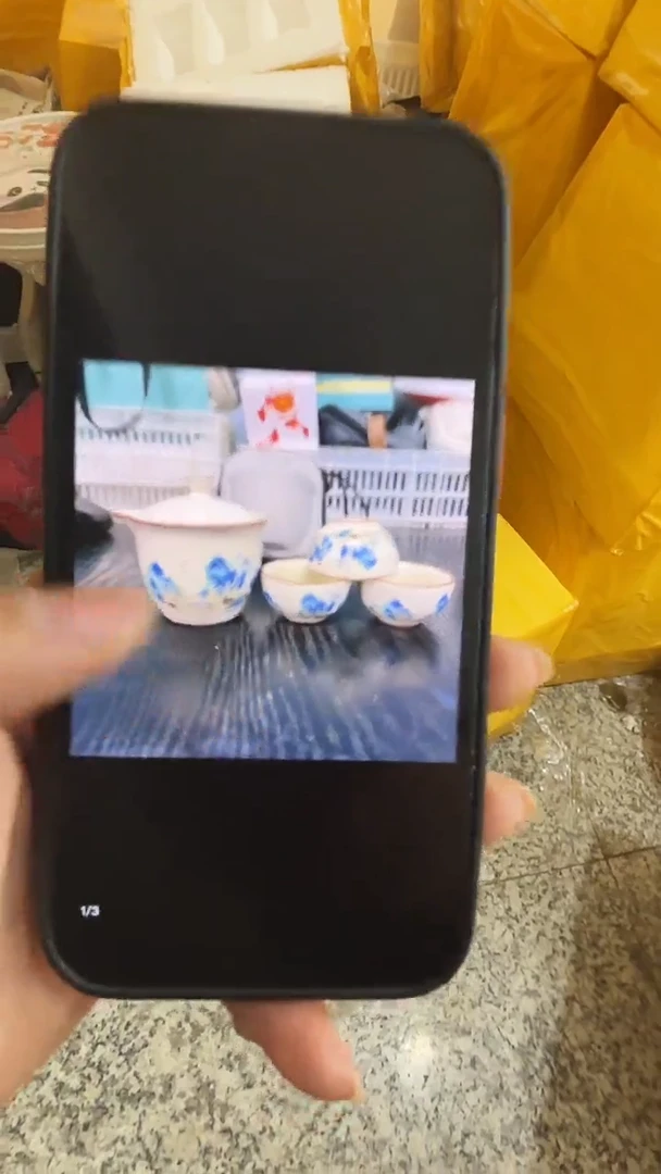 155带茶盘艺术瓷简单清