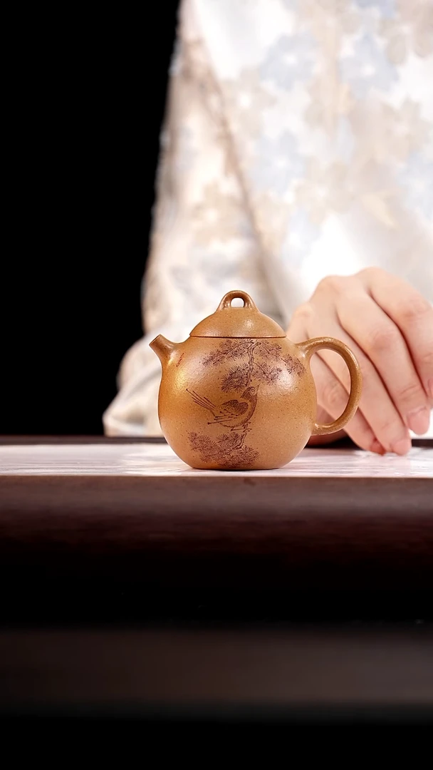 21 百年宕口黄金段龙蛋壶140c