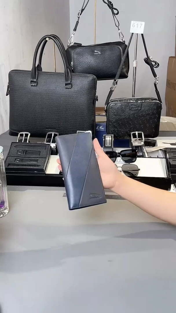 牛皮（革）韩爵绅士包包皮具653