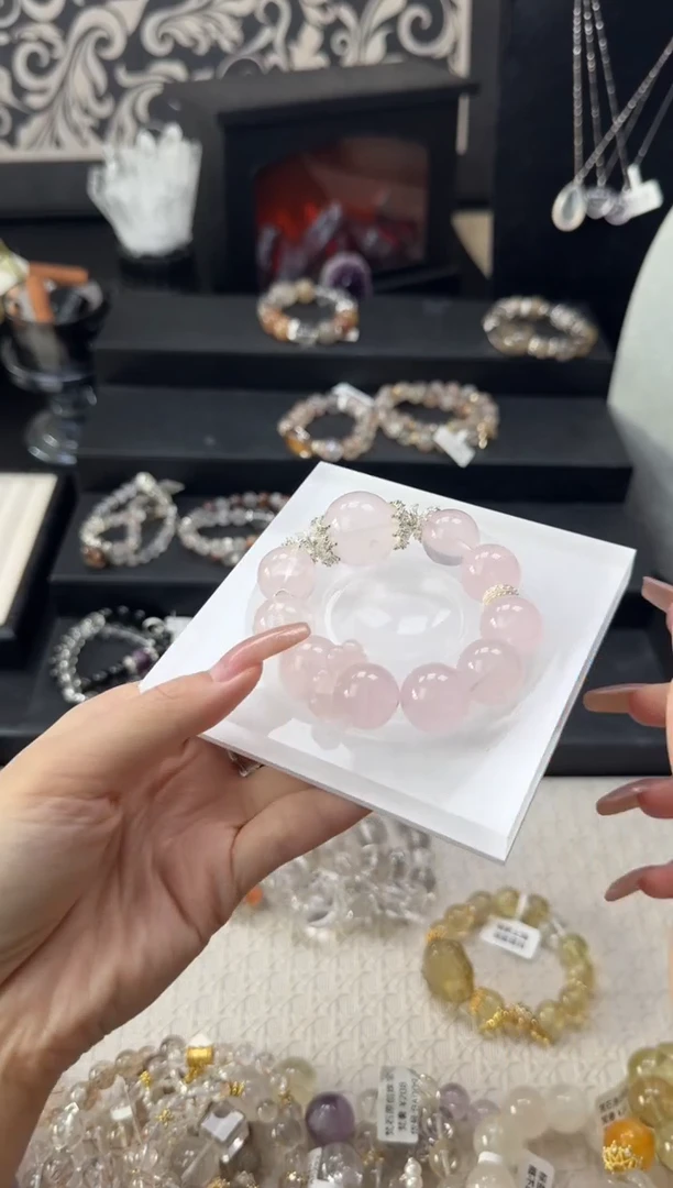 水晶手链未镶嵌本***此天然水晶 多样性发其一