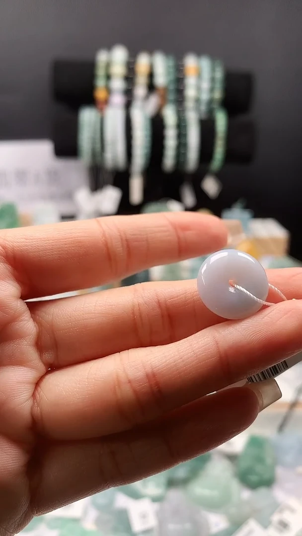 吊坠(不含链)未镶嵌翡翠84平安扣