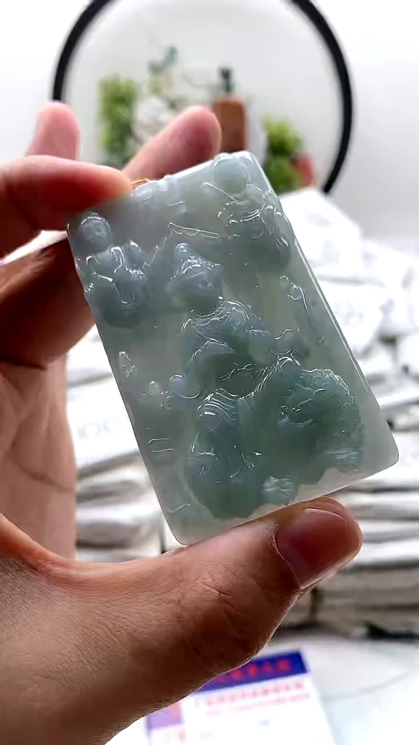 颈饰未镶嵌翡翠文殊