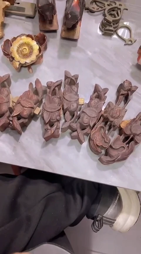 【闪购商品】香榧木7哥孤品木雕35