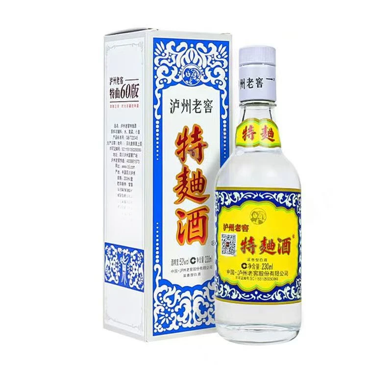 泸州老窖【余叶专属】60版特曲230ml盒装浓香型白酒单瓶装52度230ml