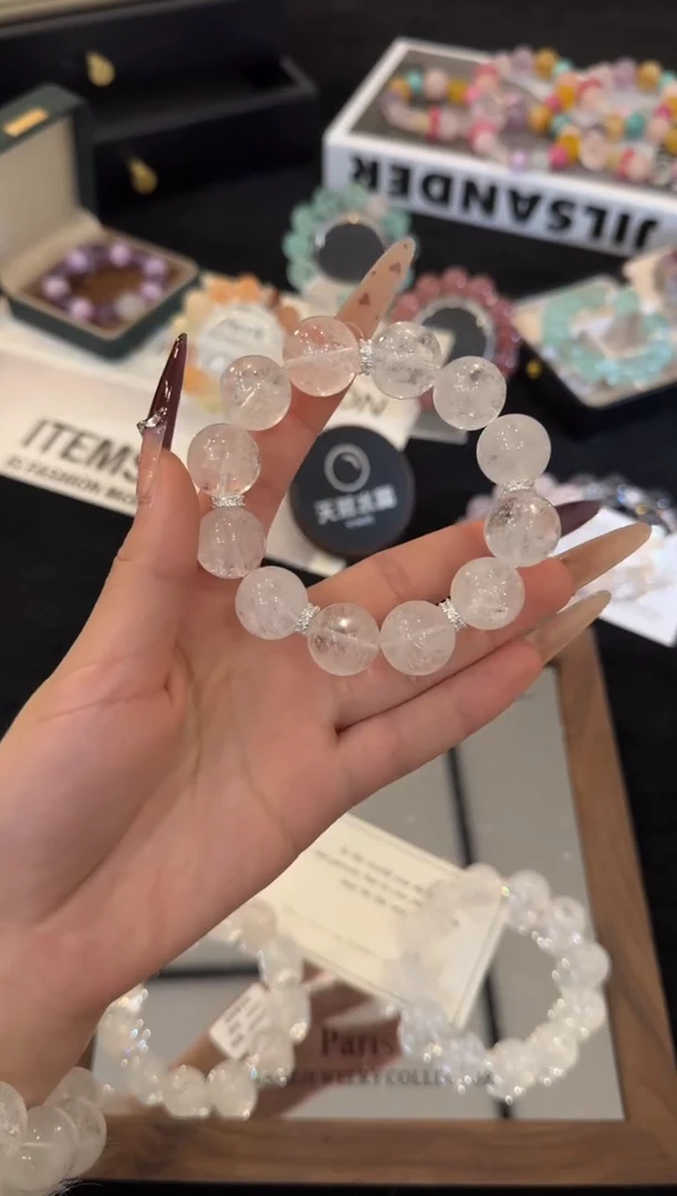 合金手链水晶白阿赛x3421