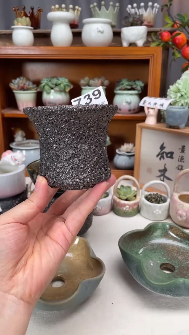 瓷片739知木小芳花盆