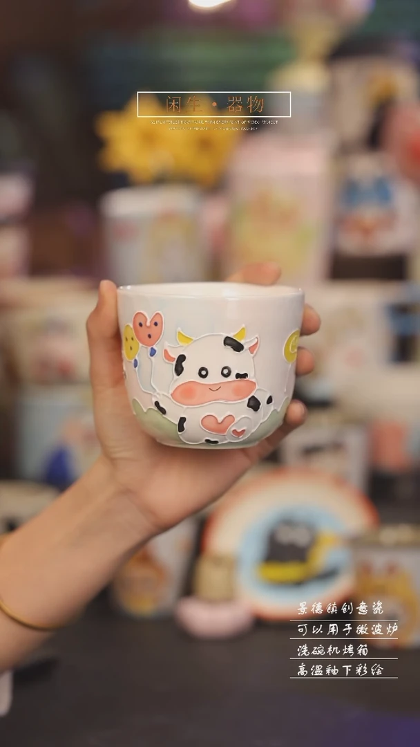 【闪购商品】景德镇可爱设计师款陶瓷