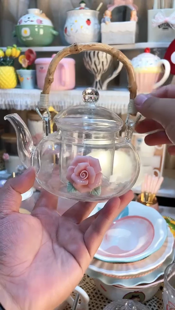 【闪购商品】瓷片提梁壶 质量好发货快放心拍