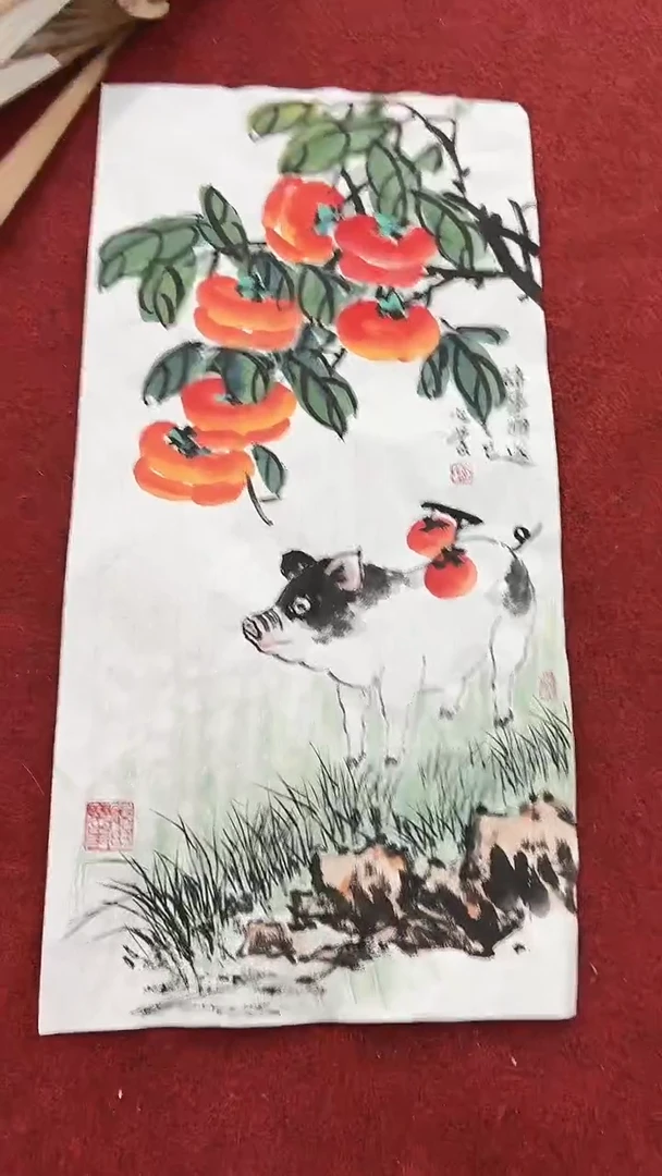 国画李火庆/国画/画心