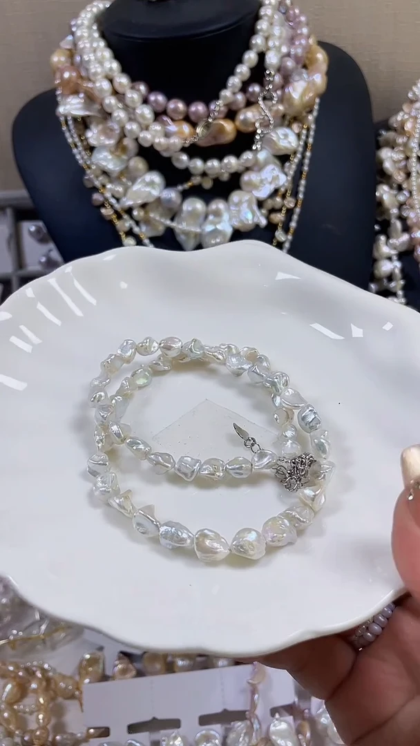 未镶嵌项链淡水珍珠【纯恬饰品】