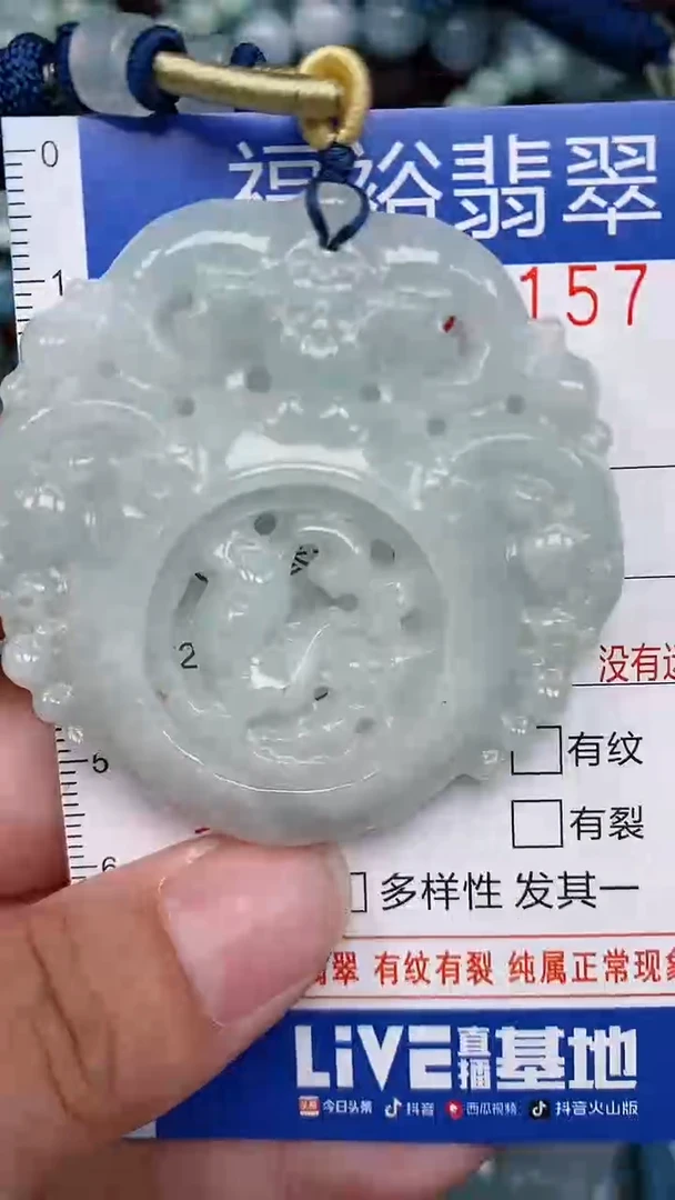 翡翠未镶嵌颈饰...0009157